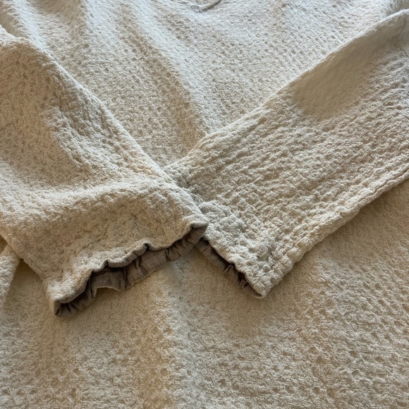 Crown Linen Designs Textured Lagenlook Long Tunic Dress - Picture 12 of 16